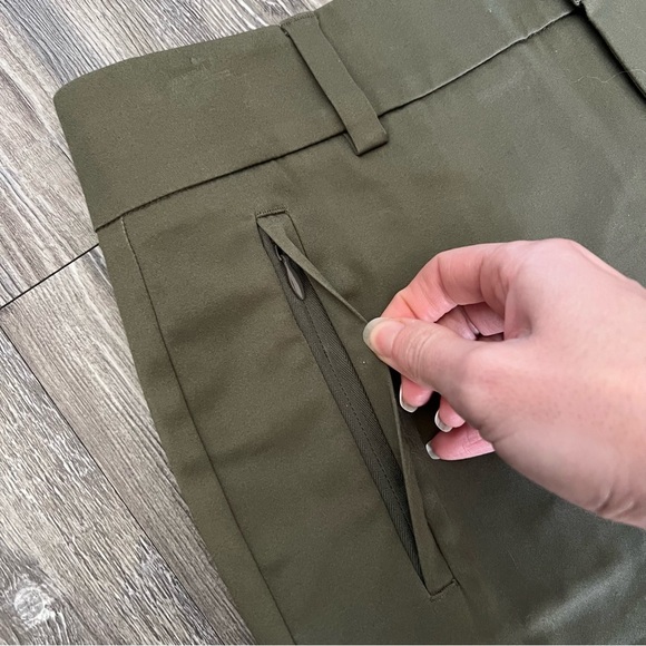 Calvin Klein Olive Chino Shorts - Picture 5 of 5